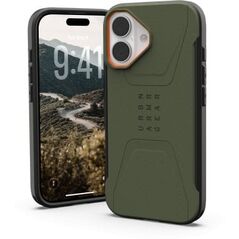 UAG Civilian MagSafe - etui do iPhone 17 kompatybilne z MagSafe (olive/orange)