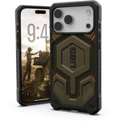 UAG Monarch Pro - etui do iPhone 17 Pro Max kompatybilne z MagSafe (kevlar element green)