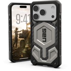 UAG Monarch Pro - etui do iPhone 17 Pro kompatybilne z MagSafe (titanium)