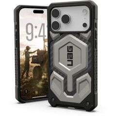 UAG Monarch Pro - etui do iPhone 17 Pro Max kompatybilne z MagSafe (titanium)