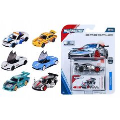 MAJORETTE AUTO MET PORSCHE DELUXE 8CM MIX6 B/C24
