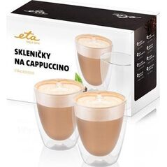 Eta ETA Cappuccino cups ETA418193010 For cappuccino coffee, 2 pc(s), Dishwasher proof, Glass
