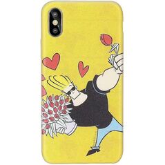 Θήκη Σιλικόνης Cartoon Network Johnny Bravo για Apple iPhone X / XS Love