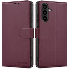 Etui z klapką Tech-Protect Wallet do Samsung Galaxy A26 5G / A17 4G / 5G Mulberry