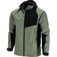 Kurtka softshell z kapt. zielono-czarna, "3xl", ce, lahti