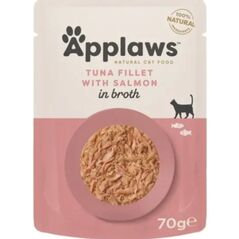 Applaws Mokra Karma Dla Kota Tuńczyk Łosoś w Bulionie 70g
