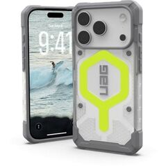 UAG Pathfinder Clear MagSafe - etui do iPhone 17 Pro kompatybilne z MagSafe (active neon)