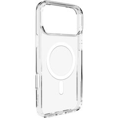 Etui Puro Lite Mag TPU+PC kompatybilne z MagSafe na iPhone 17 Pro Max - przezroczyste z białym pierścieniem