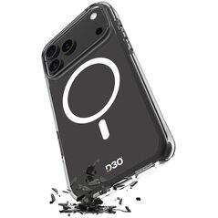 Etui Puro Impact Clear D3O TPU+PC kompatybilne z MagSafe na iPhone 17 Pro Max - przezroczyste