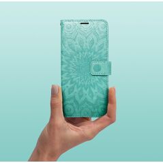 Kabura MEZZO Book do SAMSUNG S25 FE mandala zielony