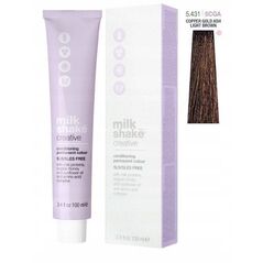 Milk Shake Milk Shake, Creative, SLS/SLES-Free, Permanent Hair Dye, 5.4315CGA Exotic Light Brown, 100 ml For Women