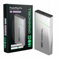 Powerbank Greencell PowerPlay Pro 20800mAh 65W – szybkie ładowanie, PD, Ultra Charge, produkcja w Polsce