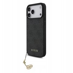 Etui Guess 4G Charms Collection MagSafe do iPhone 17 Pro Max czarny