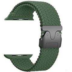 Pasek Beline Woven Nylon Parachute do    Apple Watch 42/44/45/49mm oliwkowy