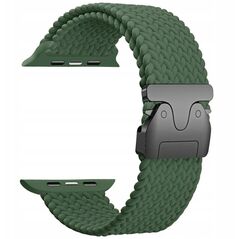 Pasek Beline Woven Nylon Parachute do    Apple Watch 38/40/41mm oliwkowy