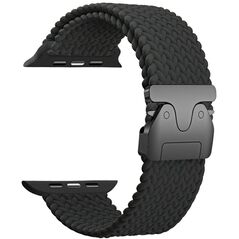 Pasek Beline Woven Nylon Parachute do Apple Watch 42/44/45/49mm czarny