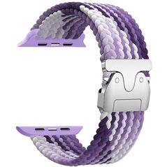 Pasek Beline Woven Nylon Parachute do Apple Watch 42/44/45/49mm fioletowy