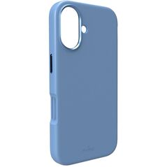 Etui silikonowe Pure Icon Mag Pro Liquid Silicone na iPhone 17 kompatybilne z MagSafe, z ochroną aparatu i aluminiowymi przyciskami - niebieskie