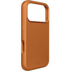 Etui silikonowe Pure Icon Mag Pro Liquid Silicone na iPhone 17 Pro kompatybilne z MagSafe, z ochroną aparatu i aluminiowymi przyciskami - pomarańczowe