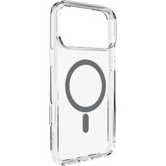Etui Puro Lite Mag TPU+PC kompatybilne z MagSafe na iPhone 17 Pro Max - przezroczyste z szarym pierścieniem
