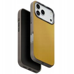 UNIQ Lyden DS Case for iPhone 17 Pro Magclick Charging Yellow-Gray