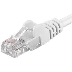 PremiumCord UTP RJ45-RJ45 CAT6 1.5m bila kabel sieciowy Biały 1,5 m U/UTP (UTP)