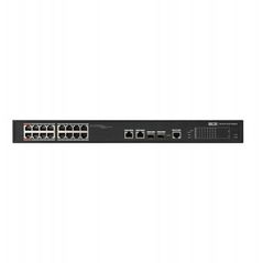 BCS-L-SP1602G-2SFP-M(2) BCS Switch zarządzalny 16x PoE, 2x RJ45, 2x SFP Gigabit