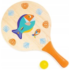 Djeco Παιχνίδι δεξιοτήτων - Σετ τένις παραλίας - Θάλασσα