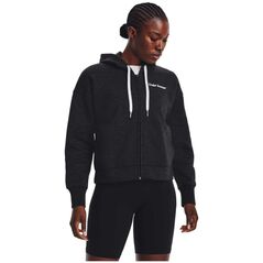 Under Armour Under Armour Essential Fleece Script FZ Hoodie 1374106-001 Μαύρο M