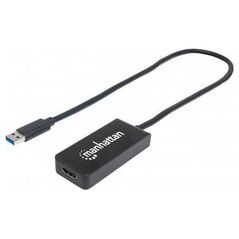 Μανχάταν USB - Προσαρμογέας HDMI Μαύρο (152259) 1225013 766623152259