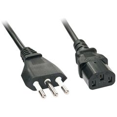 Καλώδιο τροφοδοσίας Lindy Ιταλικό βύσμα, 0.7m (30411)