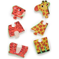 Djeco Μικρό Παζλ - Ζώα της Σαβάνας