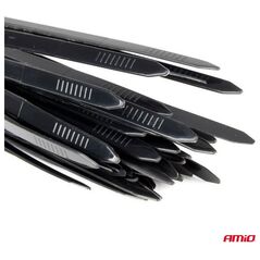 Πλαστικοί μαύροι μακρινοί δεσμοί καλωδίων σετ 60 τεμ. amio-04315