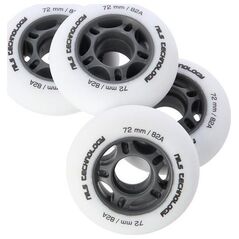 Nils Extreme PU 72x24 82A ΛΕΥΚΟΙ ΜΑΤ ΤΡΟΧΟΙ (4 τεμ.) NILS EXTREME