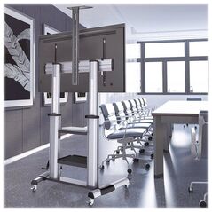 LogiLink LOGILINK BP0084 Καρότσι για τηλεόραση οθόνης 60–100 ιντσών, ρυθμιζόμενο ύψος, μέγιστο βάρος 100 κιλά.