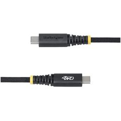 STARTECH.COM 2μ USB-C καλώδιο φόρτισης 240W 5A PD EPR καλώδιο γρήγορης φόρτισης καλώδιο φόρτισης φορητού υπολογιστή νάιλον πλεκτό πιστοποιημένο από USB-IF