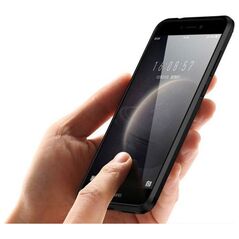 ΘΗΚΗ CARBON LUX CASE BLACK SAMSUNG GALAXY A70S standard