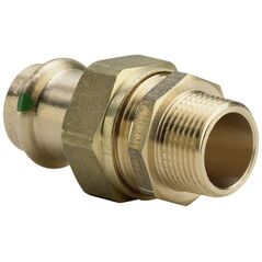 Viega Διπλός σύνδεσμος Z Sc 15 x 1/2 καφέ πυριτίου / γυαλιστερός Σύνδεσμος για σωλήνες