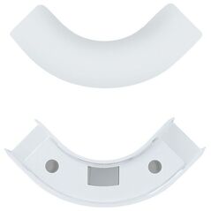 Οργανωτής QOLTEC Λωρίδα κάλυψης Λευκό 1 τεμάχιο (54224)