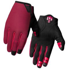 Γυναικεία γάντια Giro LA DND GEL W μακρύ δάχτυλο dark cherry / raspberry μέγεθος S (περίμετρος χεριού 178-203 mm / μήκος χεριού 175-180 mm) (NEW 2024)
