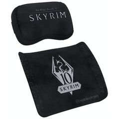 noblechairs Skyrim, Neck pillow/Lumbar pillow, Black, 2 pc(s)