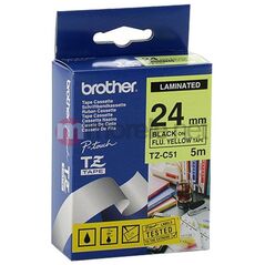 Brother ταινία σήματος κίτρινη TZ-C51 μαύρη εκτύπωση