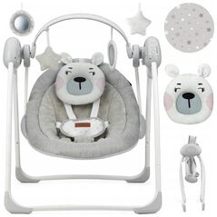 MoMi Βρεφικό Ρηλάξ Ηλεκτρική Κούνια Momi Liss