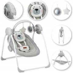 MoMi Βρεφικό Ρηλάξ Ηλεκτρική Κούνια Momi Liss