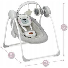 MoMi Βρεφικό Ρηλάξ Ηλεκτρική Κούνια Momi Liss