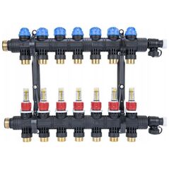 Διανομέας Afriso ProCalida EF1 K 7 κυκλωμάτων θέρμανσης, G1, 0,2÷1,6 l/minA