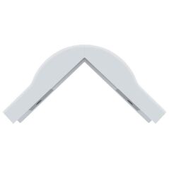 Οργανωτής Qoltec Λωρίδα κάλυψης Λευκό 1 τεμάχιο (54226)