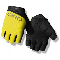 Ανδρικά γάντια GIRO BRAVO II GEL με κοντά δάχτυλα, χρώμα highlight yellow, μέγεθος XL (περίμετρος χεριού 248-267 mm / μήκος χεριού 200-210 mm) (NEW 2025)