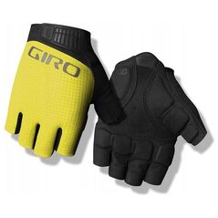 Ανδρικά γάντια GIRO BRAVO II GEL με κοντά δάχτυλα σε έντονο κίτρινο χρώμα μέγεθος M (περίμετρος χεριού 203-229 mm / μήκος χεριού 181-188 mm) (NEW 2025)