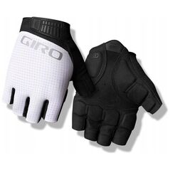 Ανδρικά γάντια GIRO BRAVO II GEL κοντά δάχτυλα λευκό μέγεθος XL (περίμετρος χεριού 248-267 mm / μήκος χεριού 200-210 mm) (NEW 2025)